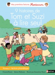 Premières lectures Montessori - 9 histoires de Tom et Suzi à lire seul - Niveau 1 